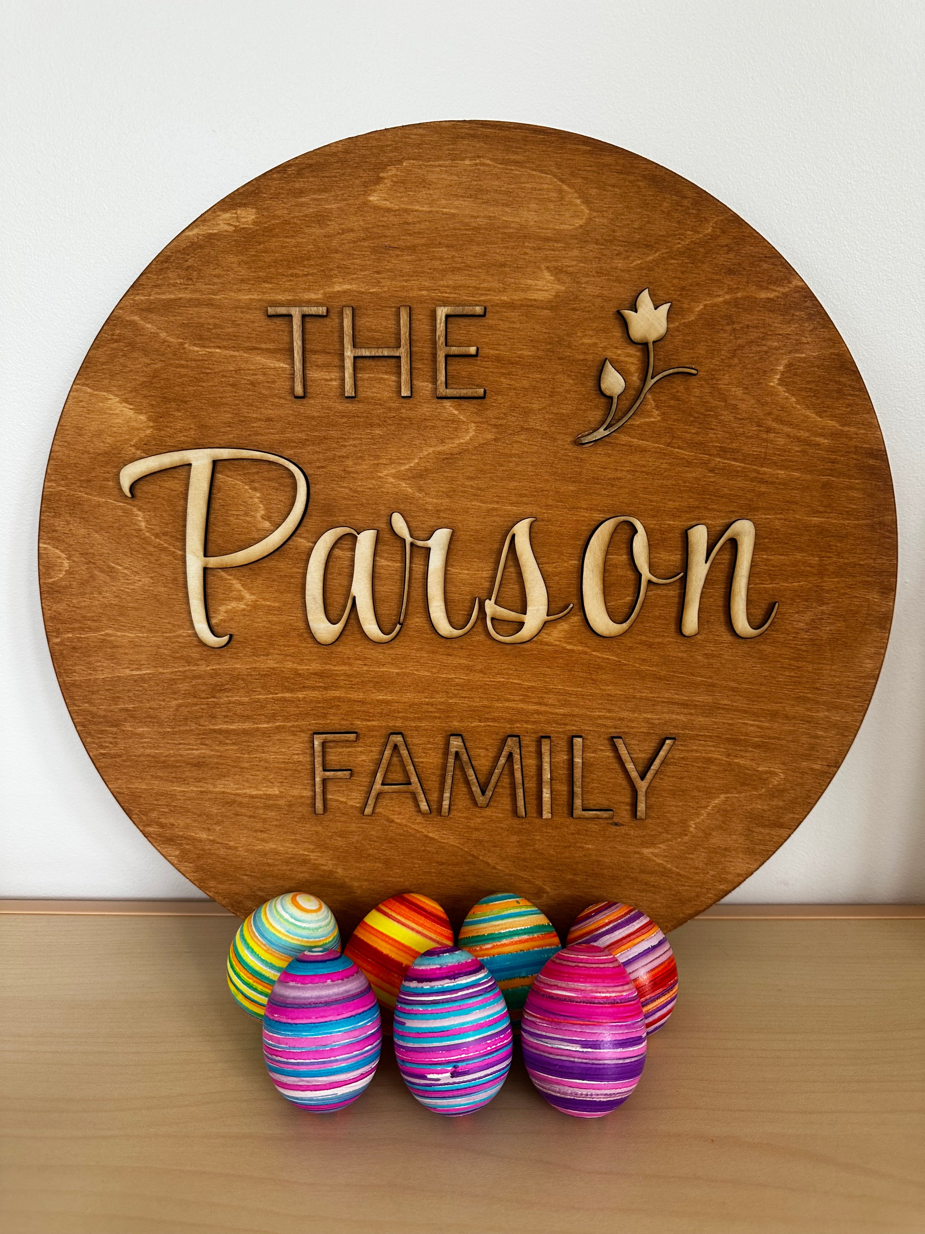 Custom Wood Sign