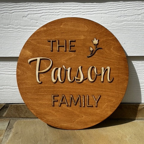 Custom Wood Sign