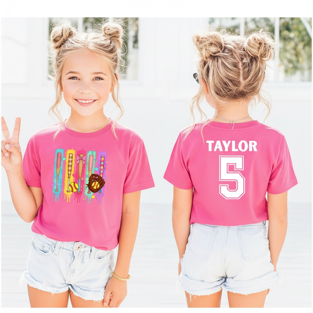 Softball Bats Custom Shirt