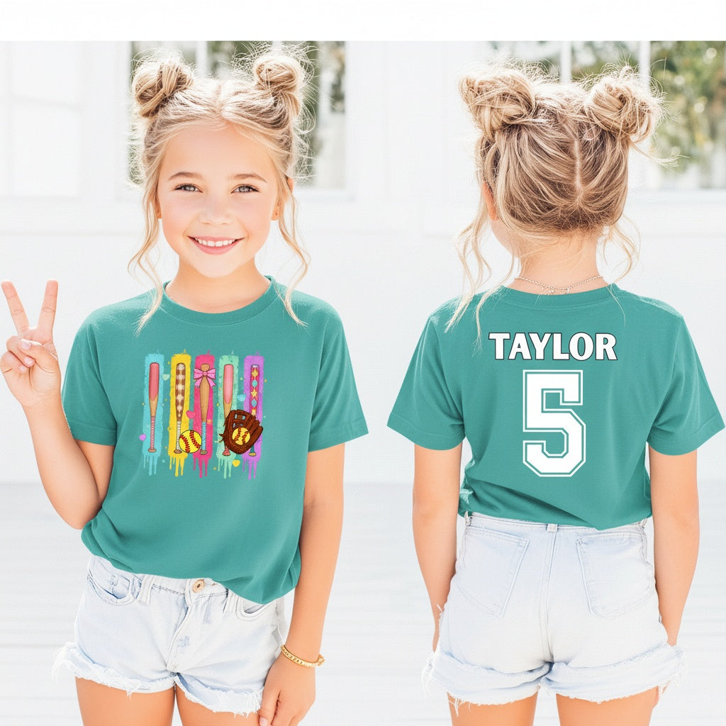 Softball Bats Custom Shirt