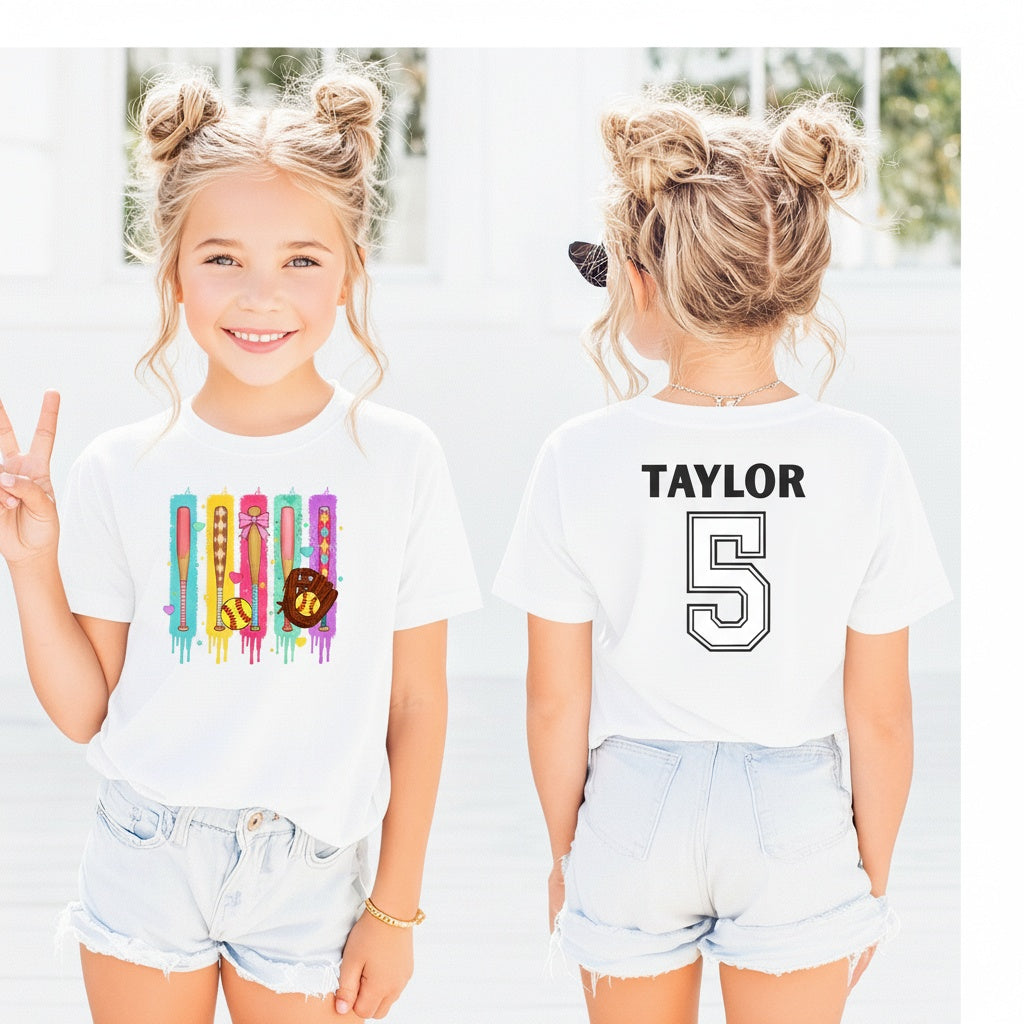 Softball Bats Custom Shirt