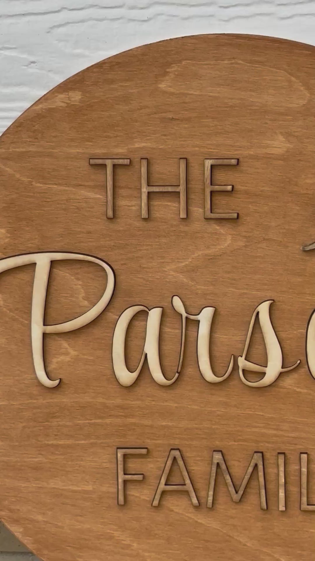 Custom Wood Sign